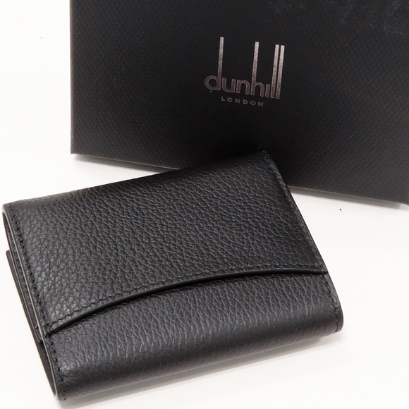 Other Dunhill Coin Case Aborities Calf Black Leather Coin Case 19F2980AV001R - Picture 2 of 5
